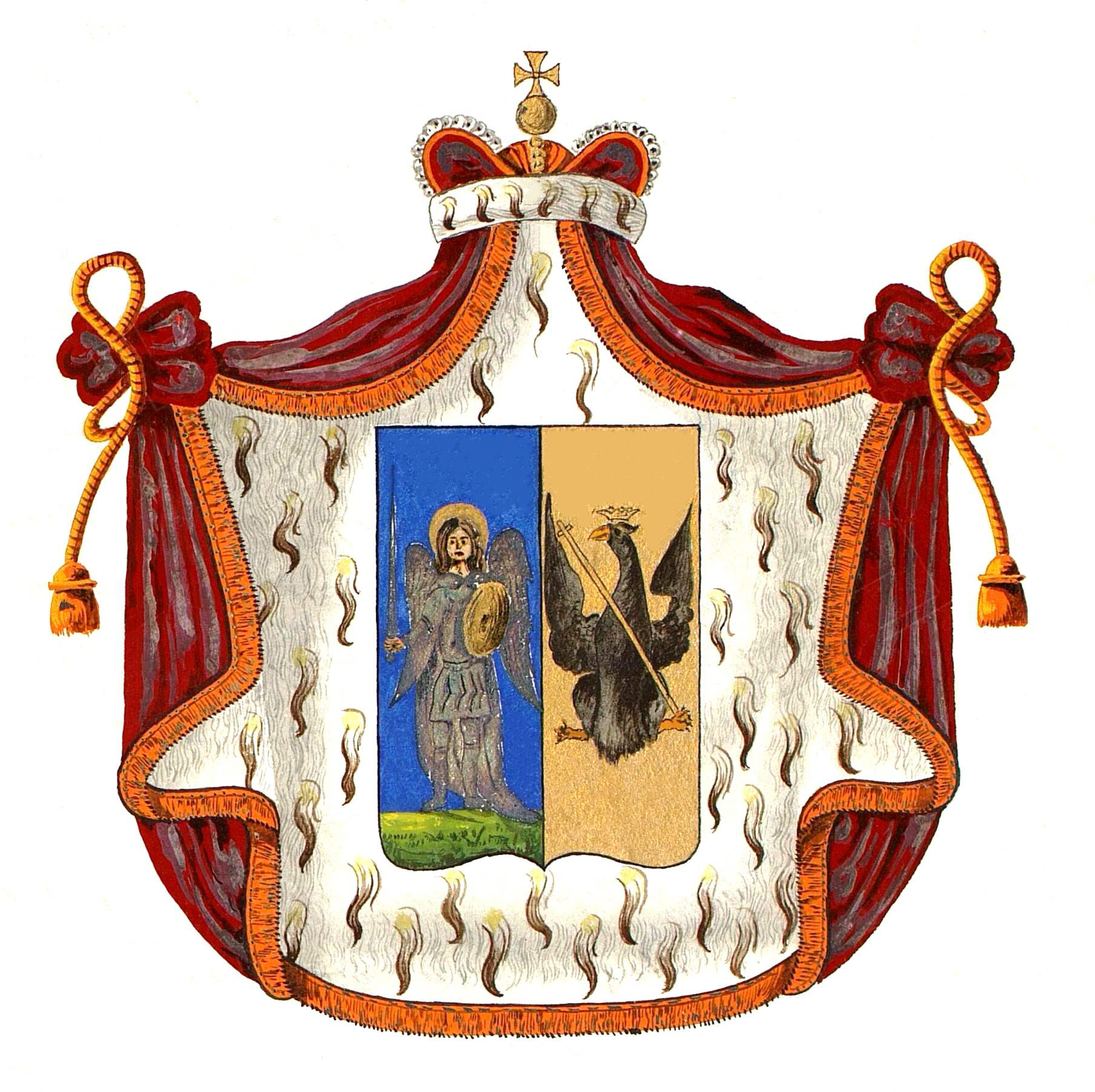 Фамильный герб князей Юсуповых